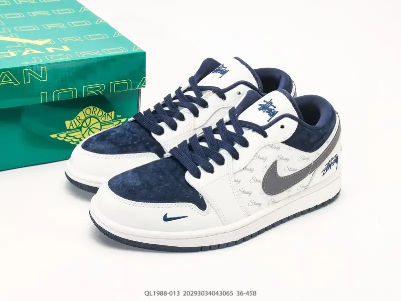 Nike Air Jordan 1 Low “联名定制配色”乔丹低帮复古文化球鞋 #定制鞋盒 QJ1988-013 #20293034043065